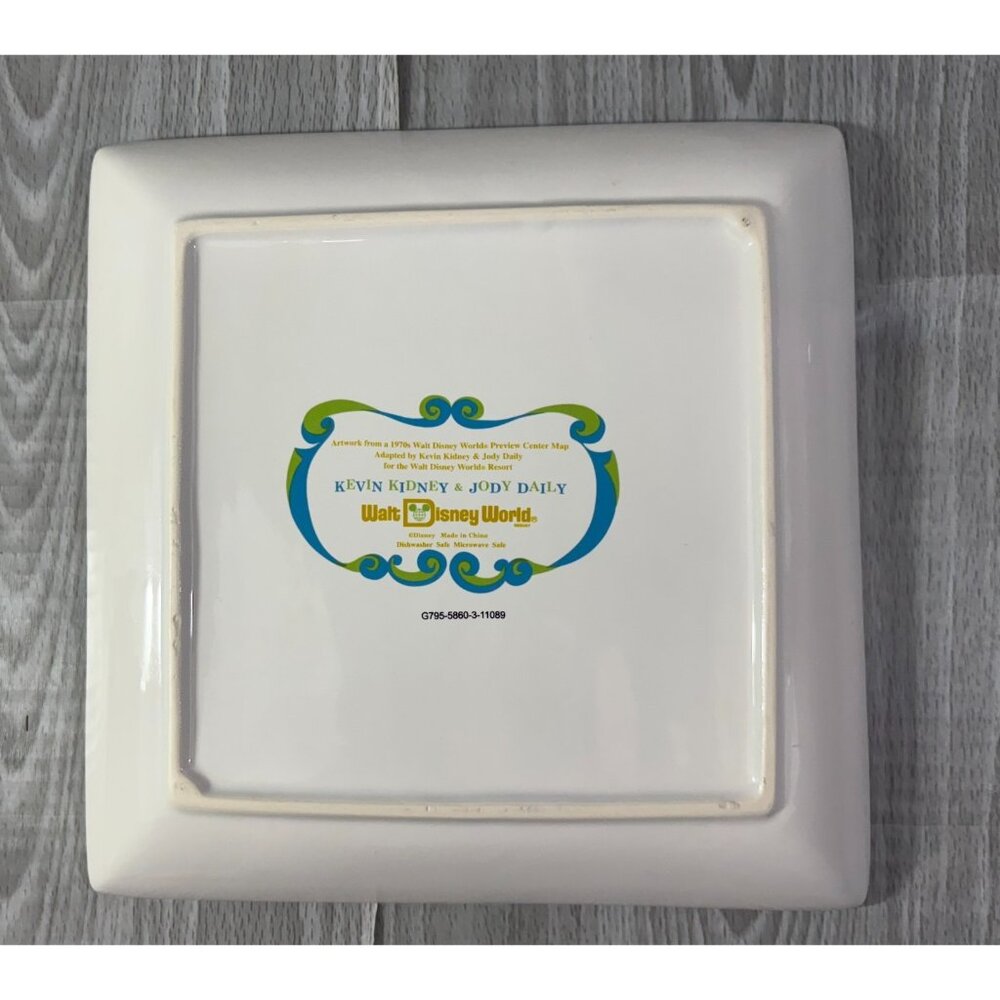 Disney World Preview Center Map Plates by Kevin Kidney & Jody Daily set x 3 - Picture 6 of 12